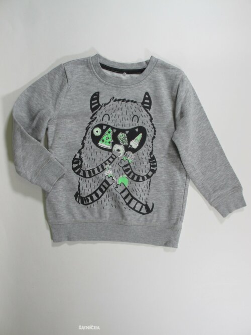 Mikina pro kluky šedá secondhand