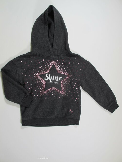 Šedá mikina pro holky secondhand