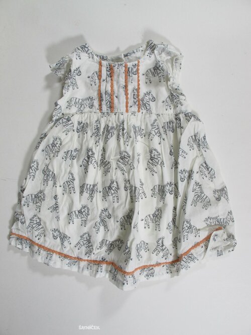 Šaty pro holky bílé s obrázky secondhand