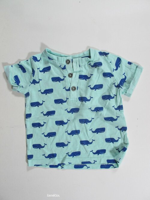 Triko s obrázky zelenkavé pro kluky secondhand