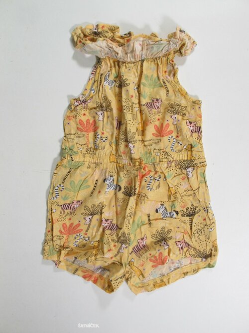 Letní overal s kytkami secondhand