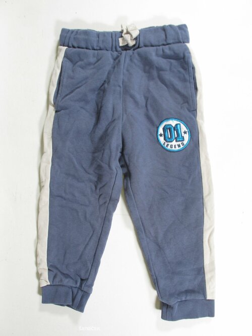 Tepláky modro béžové pro kluky secondhand