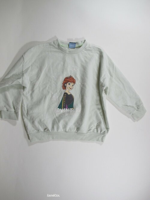 Mikina pro holky  sv zelenkavá  secondhand