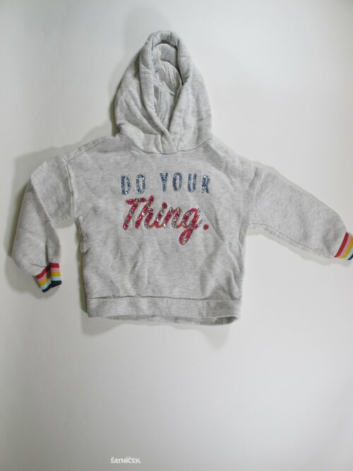 Mikina šedá pro holky secondhand