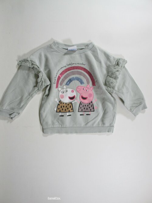 Mikina zelenkavá pro holky secondhand