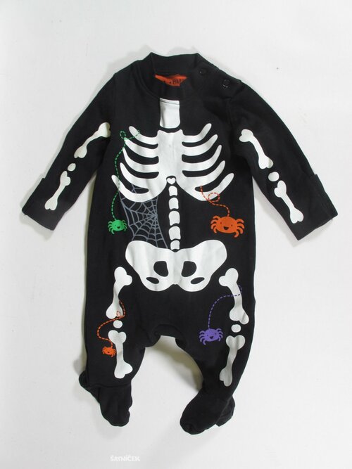 Kostým na karneval kostlivec secondhand