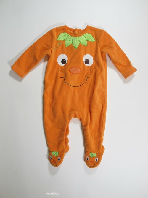 Fleesové dupačky dýně secondhand