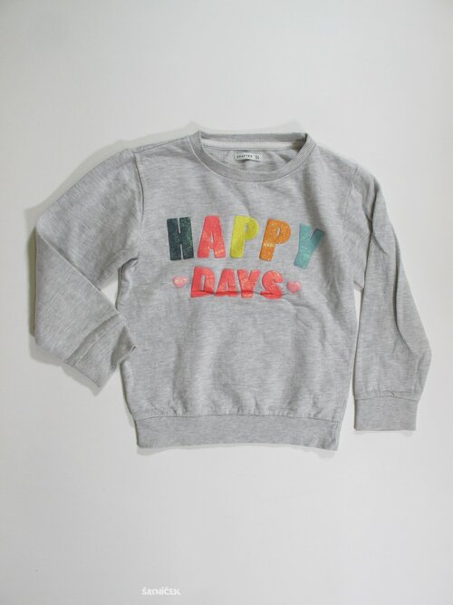 Šedá mikina pro holky secondhhand