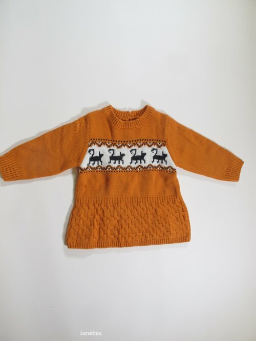 Svetr-šaty pro holky secondhand