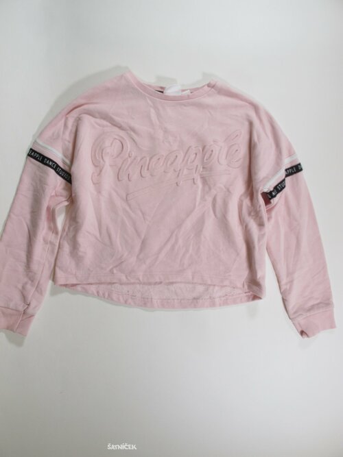 Mikina pro holky růžová crop secondhand