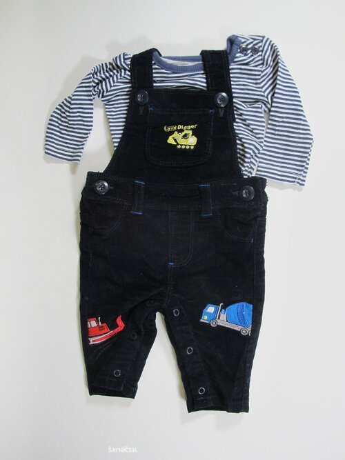 Komplet pro kluky modro bílý secondhand