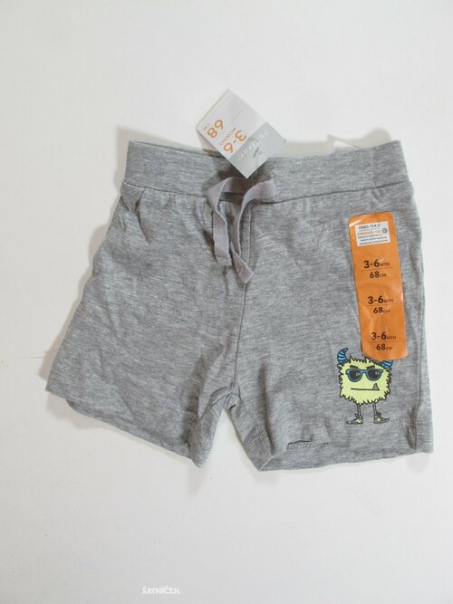 Kratasy šedé pro kluky outlet