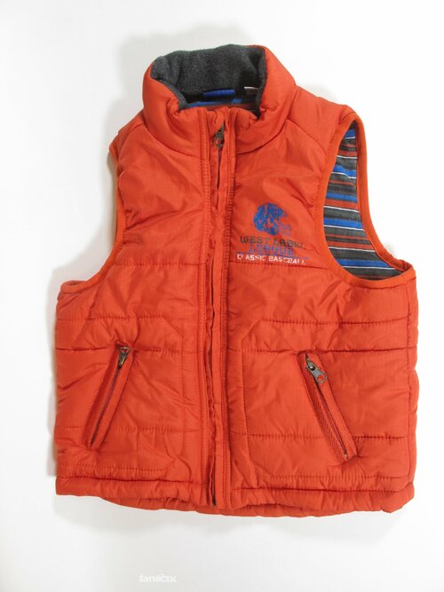 Vesta pro kluky oranžová secondhand