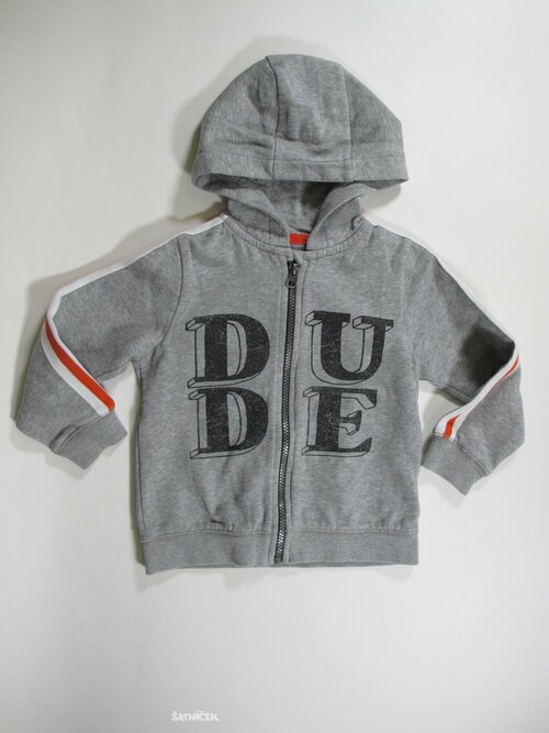 Šedá mikina pro kluky secondhand