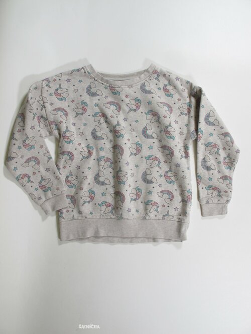 Mikina s jednorožcem pro holky secondhand