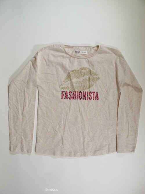 Triko dl.rukáv pro holky světlé secondhand