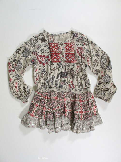 Kytkované šaty pro holky dl rukáv secondhand