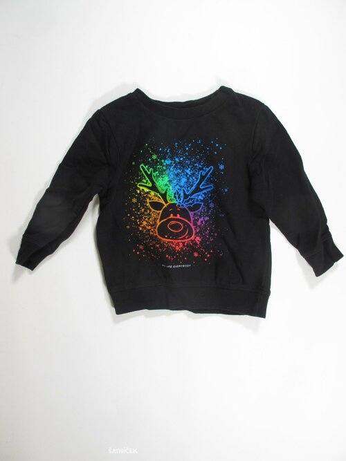 Vánoční mikina černá pro kluky secondhand