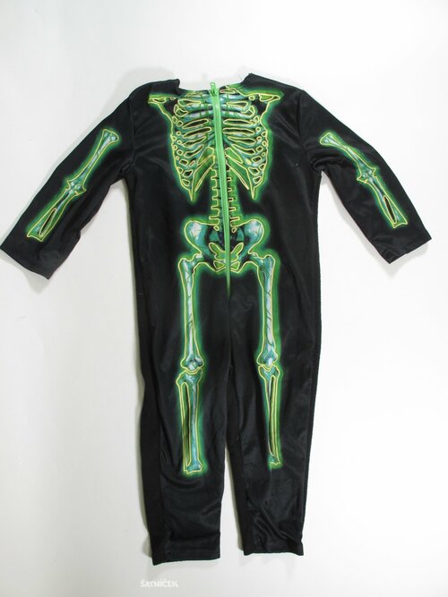 Kostým na karneval kostlivec secondhand