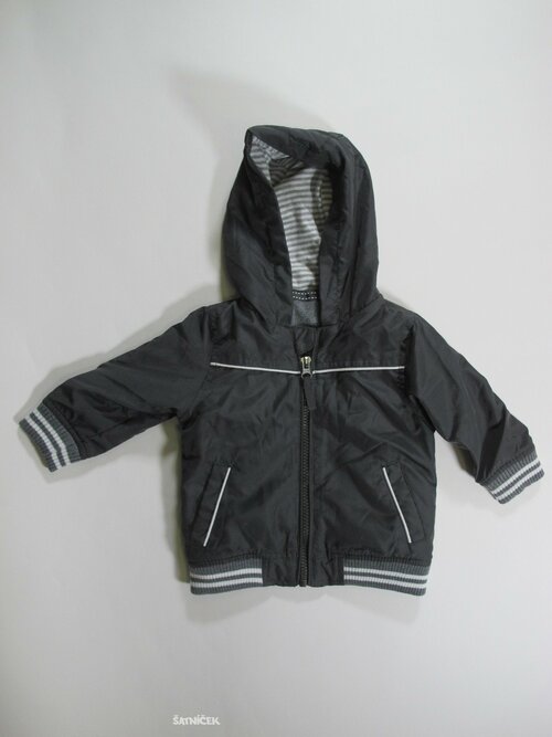 Šustáková bílo šedá bunda pro kluky secondhand