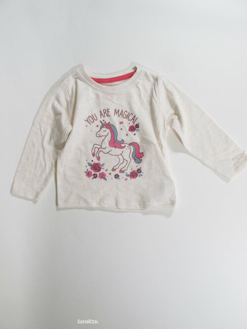 Triko dl.rukáv pro holky světlé secondhand