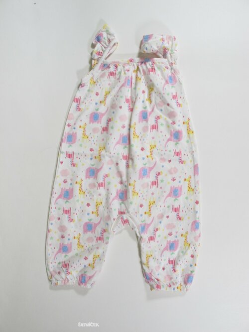 Letní overal pro holky se slony secondhand