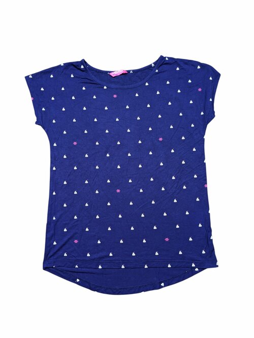 Tmavě modré tričko pro holky secondhand