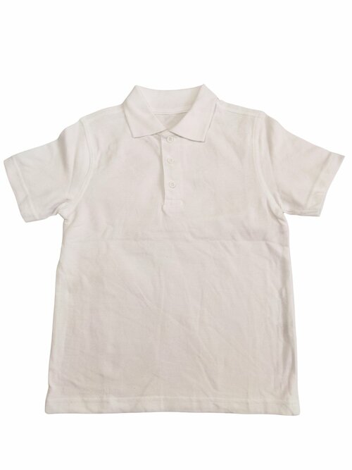 Bílé krátké triko s límečkem pro kluky secondhand