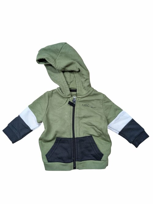 Zeleno-bílo- černá mikina pro kluky secondhand