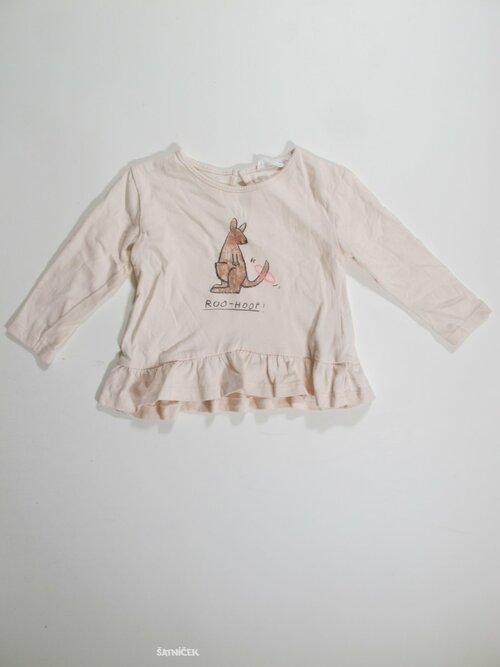 Triko dl.rukáv pro holky růžové secondhnad