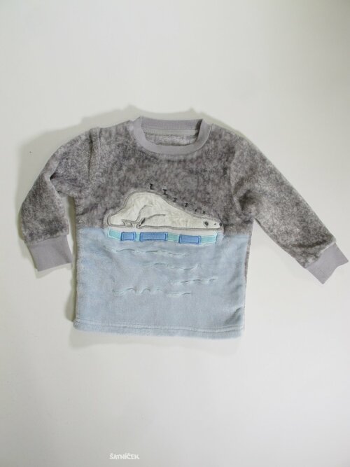 Mikina pro děti šedá secondhanfd