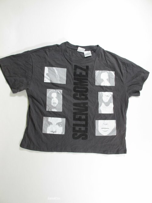 Triko pro holky šedé crop secondhand