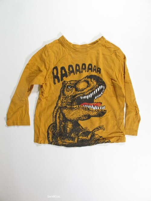Triko dl.rukáv okrové pro kluky secondhand