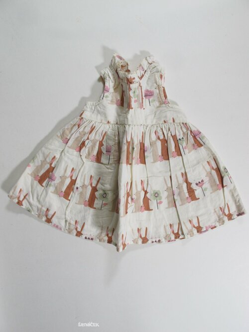 Šaty pro holky s králíčky secondhand