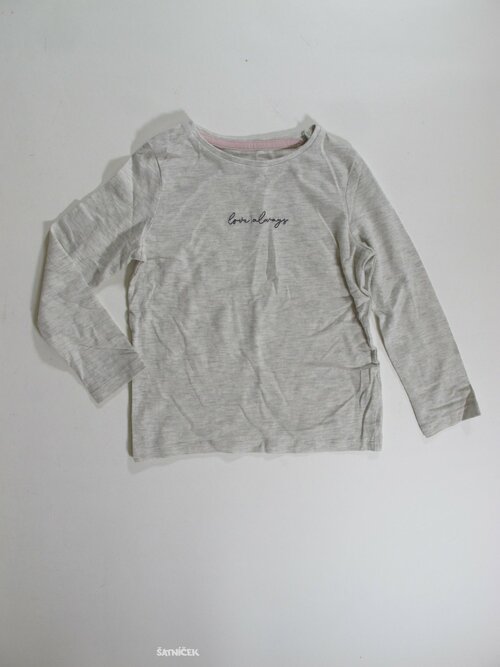 Triko dl.rukáv pro holky šedé secondhand