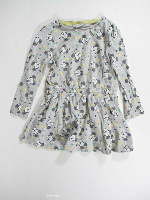 Šaty-tunika dl rukáv pro holky s minnie secondhand