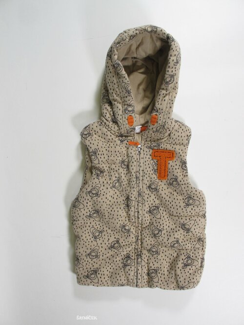 Vesta hnědá s obrázky secondhand