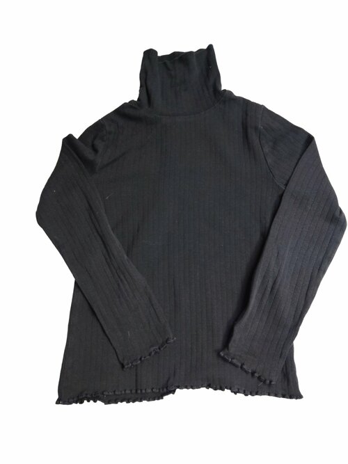 Černé triko s rolákem dlouhý rukáv pro holky secondhand M&S