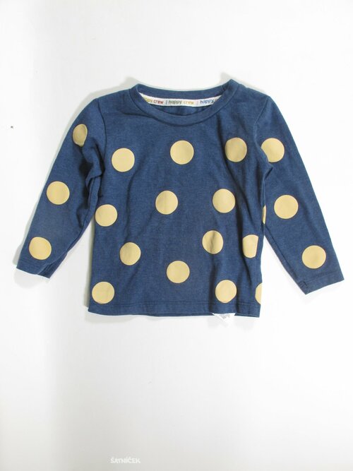 Triko dl.rukáv pro kluky modré secondhnad