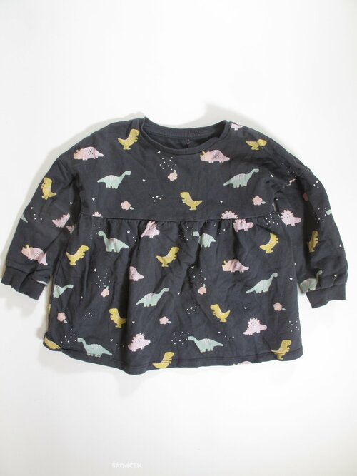 Mikinové šaty dl rukáv s obrázky secondhand