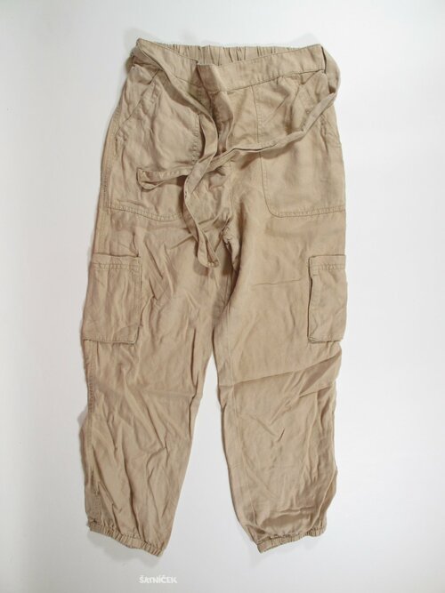 Okrové kalhoty pro holky secondhand