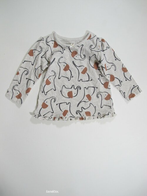 TRiko dl rukáv pro holky od pyžama secondhand