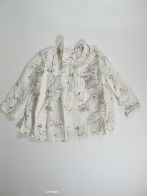 Halenka pro holky  s kytkami secondahnd