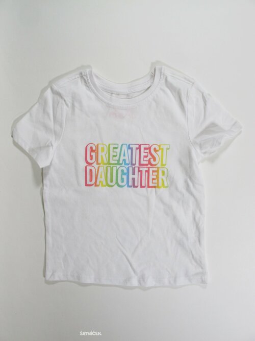 Triko pro holky s nápisem  secondhand