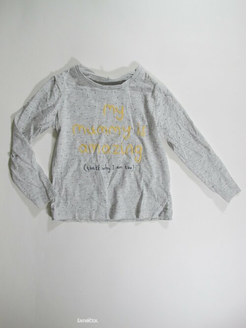 Triko dl.rukáv pro kluky s puntíkem  secondhand