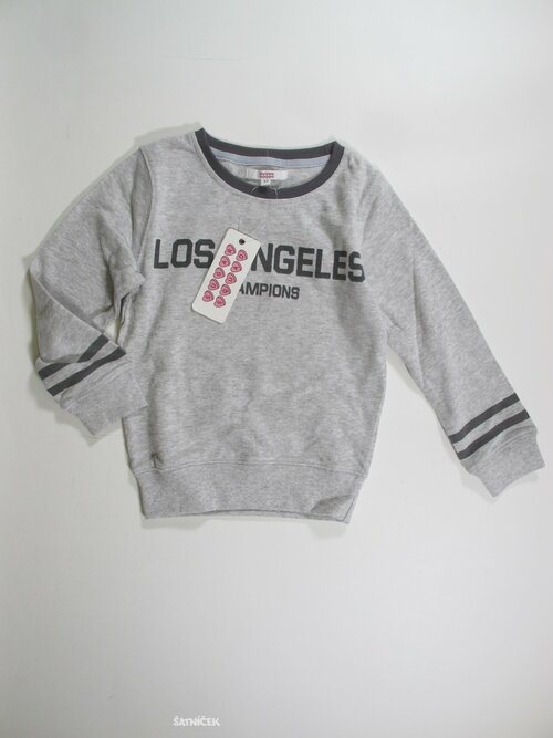 Šedá mikina pro holky outlet