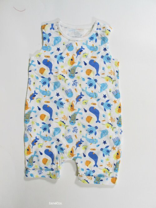 Letní overal pro kluky s obrázky secondhand