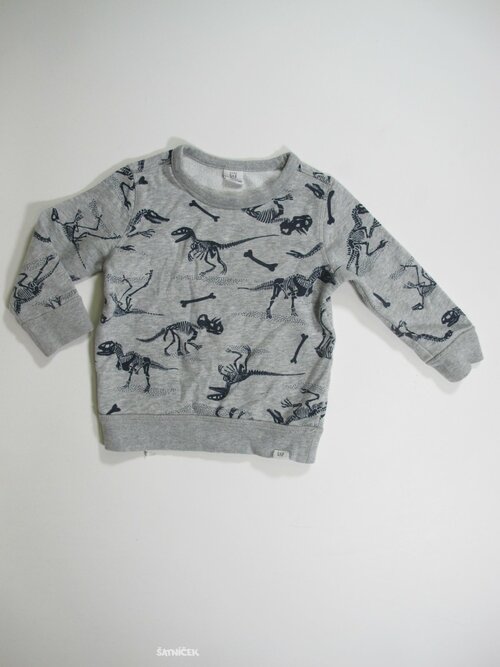 Šedá mikina pro kluky secondhand