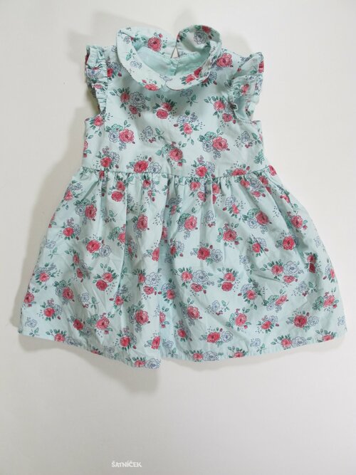Šaty pro holky kytkované secondhand