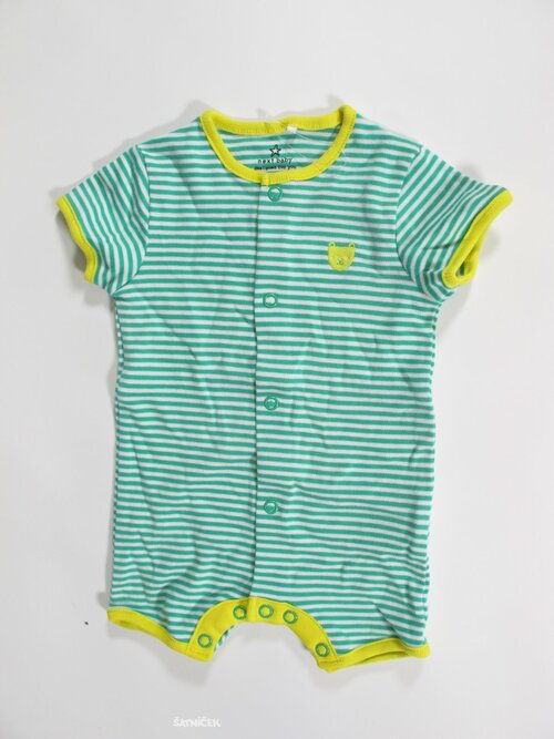 Overal pro kluky bílo zelený secondhand